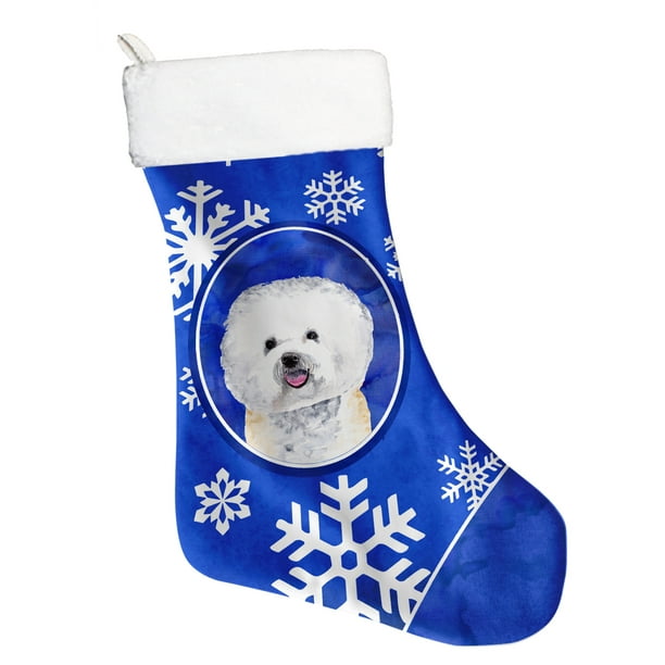 Bichon Frise Stocking Holder Hanger